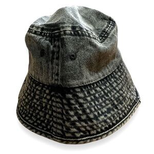 Aerie Blue Vintage Wash Cotton Bucket Hat One Size NEW